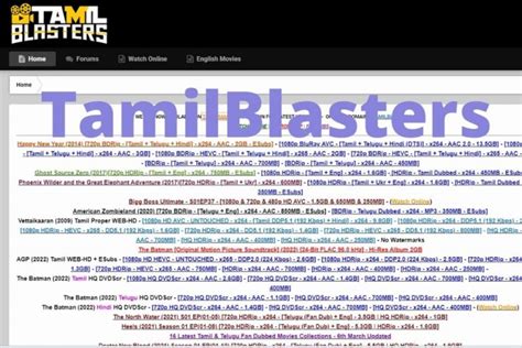 Tamilblasters 1: Your Gateway To Tamil Cinema